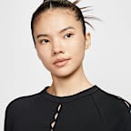 Nike One Fitted Women's Dri-FIT Cropped Short-Sleeve Top