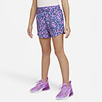 Nike One Big Kids' (Girls') Woven High-Waisted Shorts