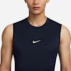 Playera de fitness ajustada sin mangas Dri-FIT para hombre Nike Pro