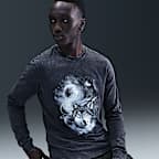 Playera de básquetbol de manga larga para hombre Nike