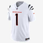 Ja'Marr Chase Cincinnati Bengals Men's Nike Dri-FIT NFL Limited Jersey - White