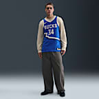 Giannis Antetokounmpo Milwaukee Bucks 2024/25 City Edition 男款 Nike Dri-FIT NBA Swingman 球衣