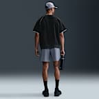 Playera de fitness de manga corta de tejido Fleece Dri-FIT para hombre Nike Heritage