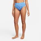 Calzón bikini sexy de cintura alta y doble vista para mujer Nike Adventure