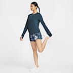 Nike One 女款 Dri-FIT 高腰 3" 帶內裡印花短褲