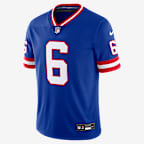 Jaxson Dart New York Giants Men's Nike Dri-FIT NFL Limited Jersey - Royal