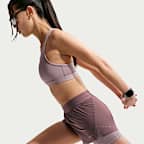 Nike Swift 女款 Dri-FIT 中腰二合一跑步短褲