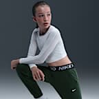 Nike Pro Fleece Big Kids' (Girls') Dri-FIT Joggers