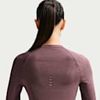 나이키 스위프트 여성 드라이 핏 UV 긴팔 크루넥 러닝 탑