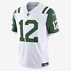 Jersey de fútbol americano Nike Dri-FIT de la NFL Limited para hombre Joe Namath New York Jets - Blanco