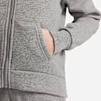 Nike Sportswear Club Fleece Younger Kids' Full-Zip Hoodie