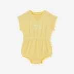 Nike Essentials Baby (0-9M) Jacquard Towel Terry Romper