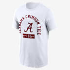 Alabama Primetime Seasonal Men's Nike College T-Shirt - White