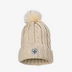 Gorro Nike de tejido Knit de la NWSL Racing Louisville FC - Crudo