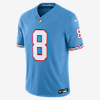 Will Levis Tennessee Titans Men's Nike Dri-FIT NFL Limited Jersey - Light Blue