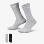 Nike Everyday Wool Cushioned Crew Socks (2 Pairs) - Multi-Color
