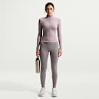 Nike One Fitted Dri-FIT hosszú cipzáras női kabát