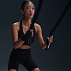 Nike Universa Women's High-Waisted 8" Biker Shorts with No Front Seam