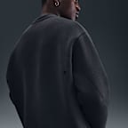 Sudadera de cuello redondo de tejido Fleece de ajuste holgado para hombre Nike Tech