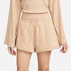 Shorts de ajuste holgado y tiro alto para mujer Nike Sportswear Phoenix Fleece