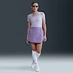 Playera a rayas slim para mujer Nike Sportswear Chill Knit