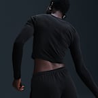 Crop top ajusté à manches longues Nike Sportswear Chill Knit pour femme