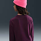 Playera de manga larga para niña talla grande Nike Sportswear Essential