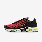 Chaussure Nike Air Max Plus pour homme - Noir/Volt/Light Crimson/Opti Yellow