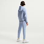 Nike Sportswear Tech Fleece Tam Boy Fermuarlı Kız Çocuk Kapüşonlu Üst