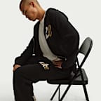 나이키 스포츠웨어 클럽 남성 플리스 오픈 헴 팬츠