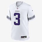 Jersey para el partido de la NFL Nike para hombre Jordan Addison Minnesota Vikings - Blanco