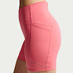 Nike Swift Damen-Laufshorts mit hohem Taillenbund und Taschen (ca. 10 cm)