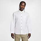 Nike Life Men's Long-Sleeve Oxford Button-Down Shirt
