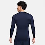 Nike Pro 男款 Dri-FIT 緊身長袖健身上衣