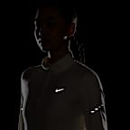 나이키 스위프트 여성 드라이 핏 UV 쿼터집 러닝 탑