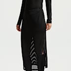 Falda slim midi transparente para mujer Nike Sportswear