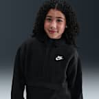 Nike Sportswear Club Fleece Dessuadora amb caputxa folgada i cremallera d'un quart - Nen/a