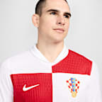 Kroatien 2024/25 Match Home Nike Authentic Dri-FIT ADV Kurzarm-Fußballtrikot für Herren