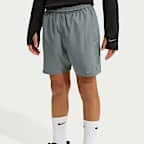Shorts de entrenamiento Dri-FIT para niños talla grande Nike Miler
