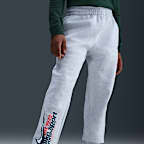 Joggers para niños talla grande Nike Sportswear Club Fleece