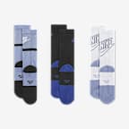 Nike Everyday 兒童緩震中筒襪 (3 雙)