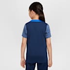 Paris Saint-Germain Strike Older Kids' Nike Dri-FIT Football Short-Sleeve Top