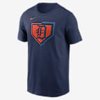Detroit Tigers Icon Men's Nike MLB T-Shirt - Navy