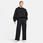Nike Sportswear Phoenix Fleece Women's High-Waisted Wide-Leg Tracksuit Bottoms
