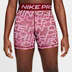 Nike Pro Big Kids' (Girls') Dri-FIT 3" Shorts