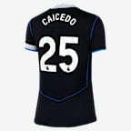 Moisés Caicedo Chelsea 2025/26 Stadium Third Women's Nike Dri-FIT Soccer Jersey