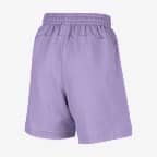 Shorts Nike de tejido Fleece de la WNBA para mujer Golden State Valkyries