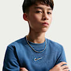 Fotbollströja Kylian Mbappé Club Fleece med rund hals för ungdom