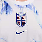 Norveç (Erkek Takımı) 2024/25 Stadyum Deplasman Nike Dri-FIT Erkek Futbol Taraftar Forması