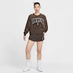 NikeCourt Heritage Women's Mid-Rise French Terry Tennis Shorts